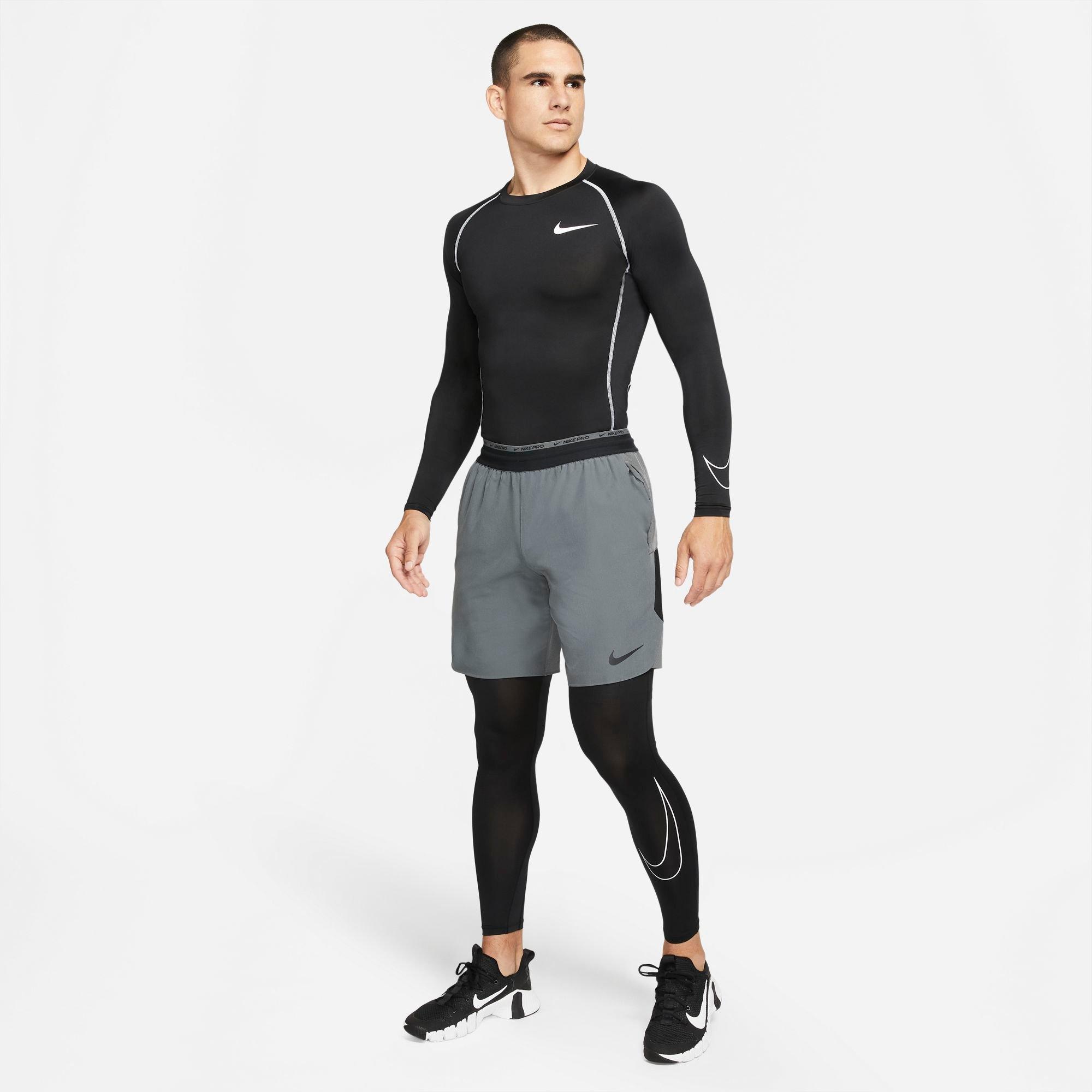 Nike Men s Pro Dri FIT Compression Black Leggings